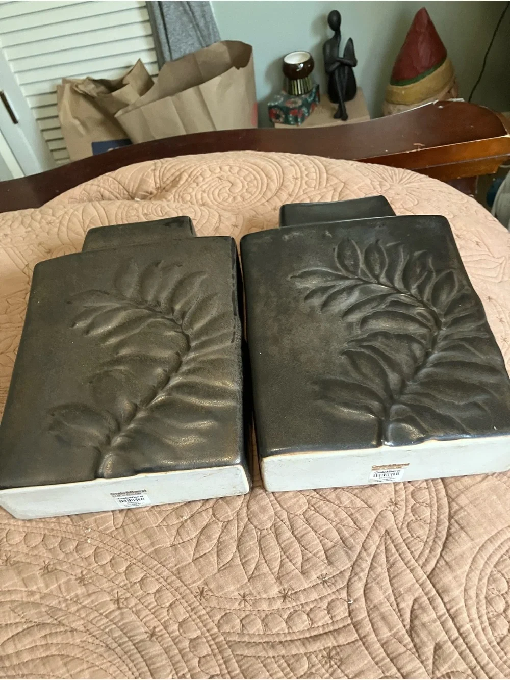 Crate&Barrel pair ceramic